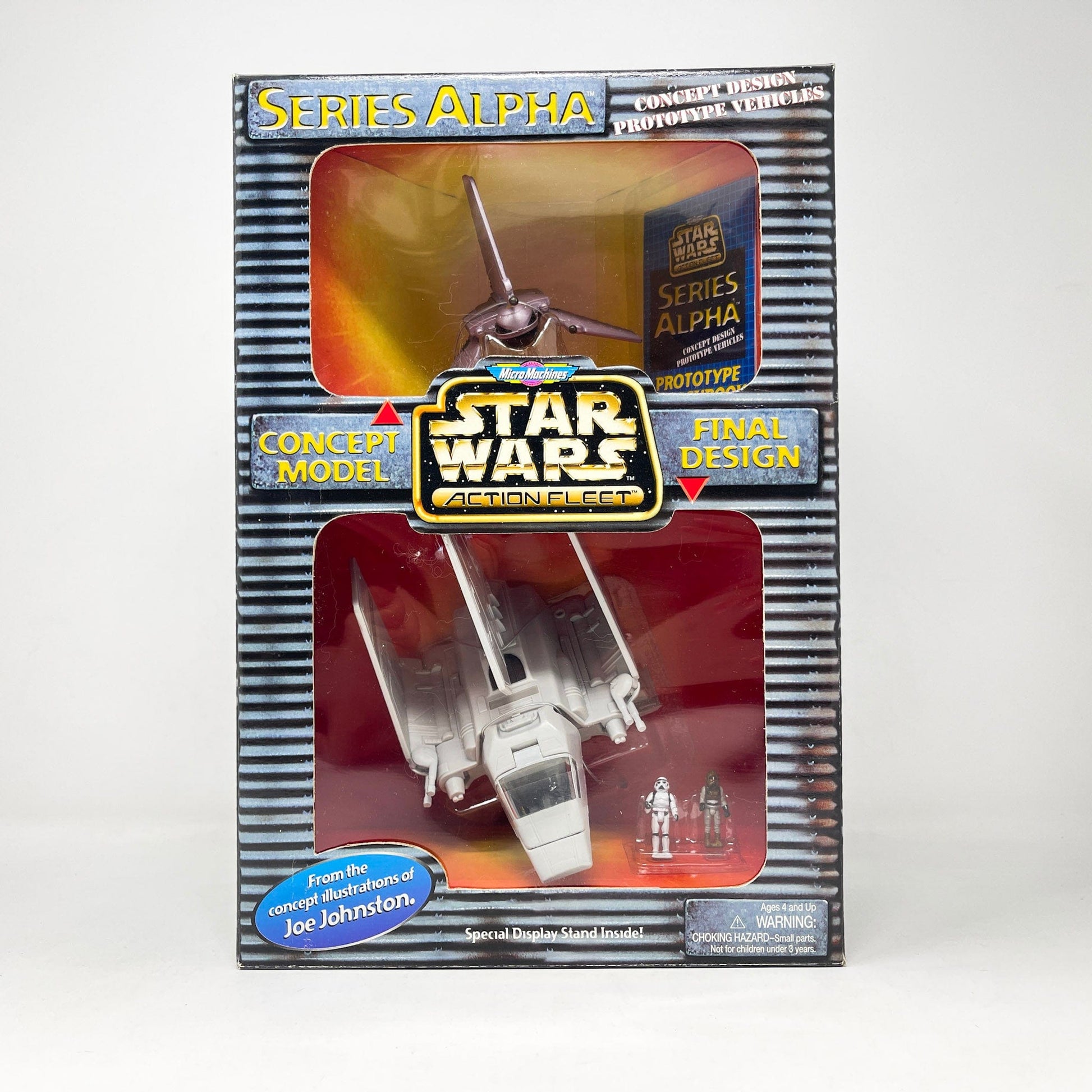 Vintage Galoob Star Wars Modern Ships Shuttle Tydirium Series Alpha Concept (1996) MISB - Action Fleet Micro Machines Star Wars