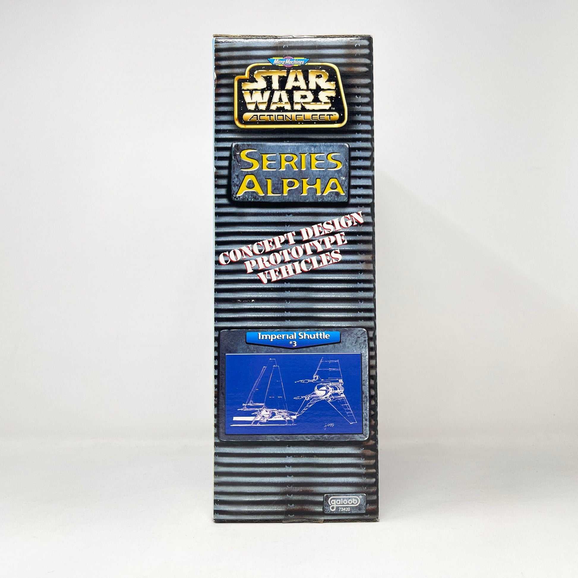 Vintage Galoob Star Wars Modern Ships Shuttle Tydirium Series Alpha Concept (1996) MISB - Action Fleet Micro Machines Star Wars