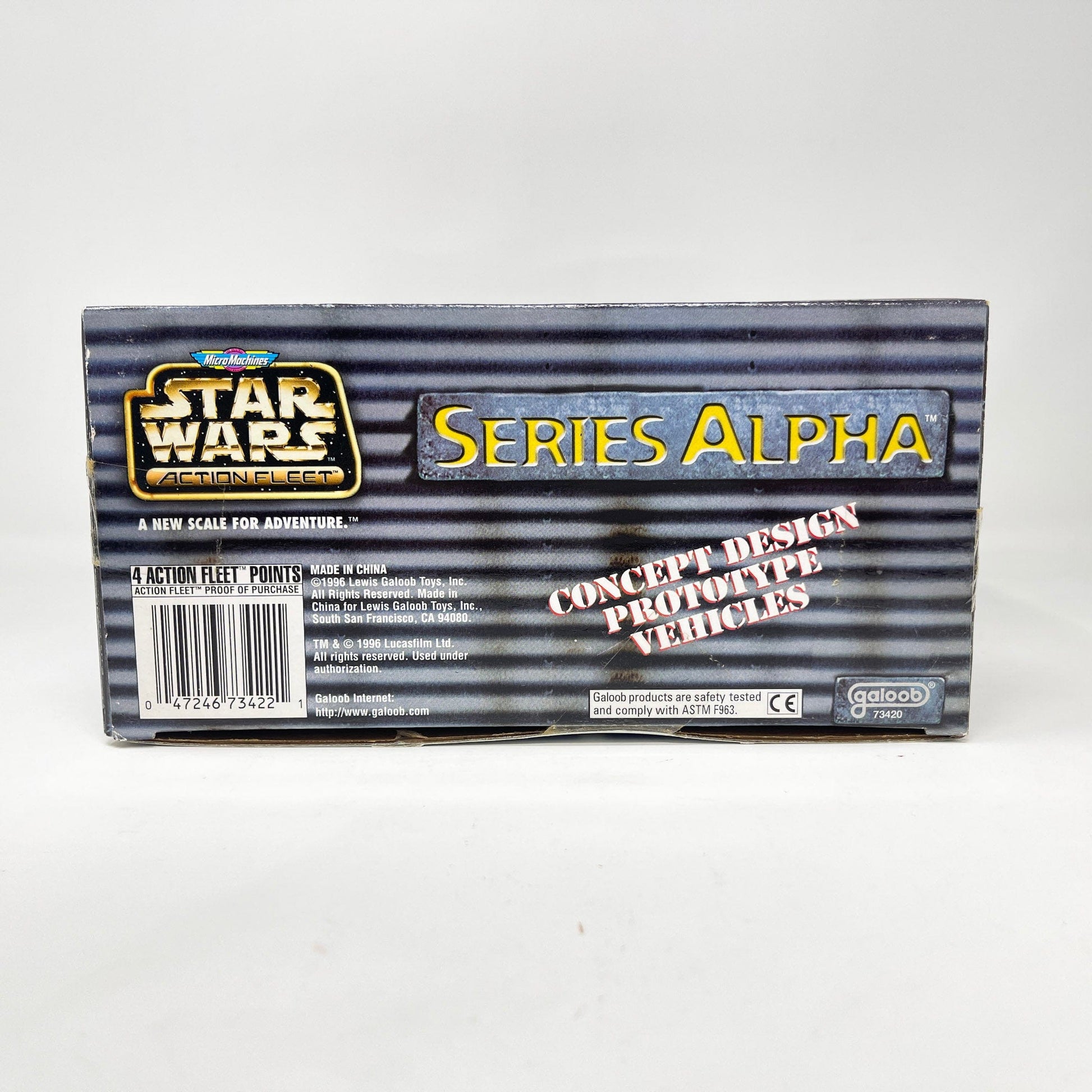 Vintage Galoob Star Wars Modern Ships Shuttle Tydirium Series Alpha Concept (1996) MISB - Action Fleet Micro Machines Star Wars