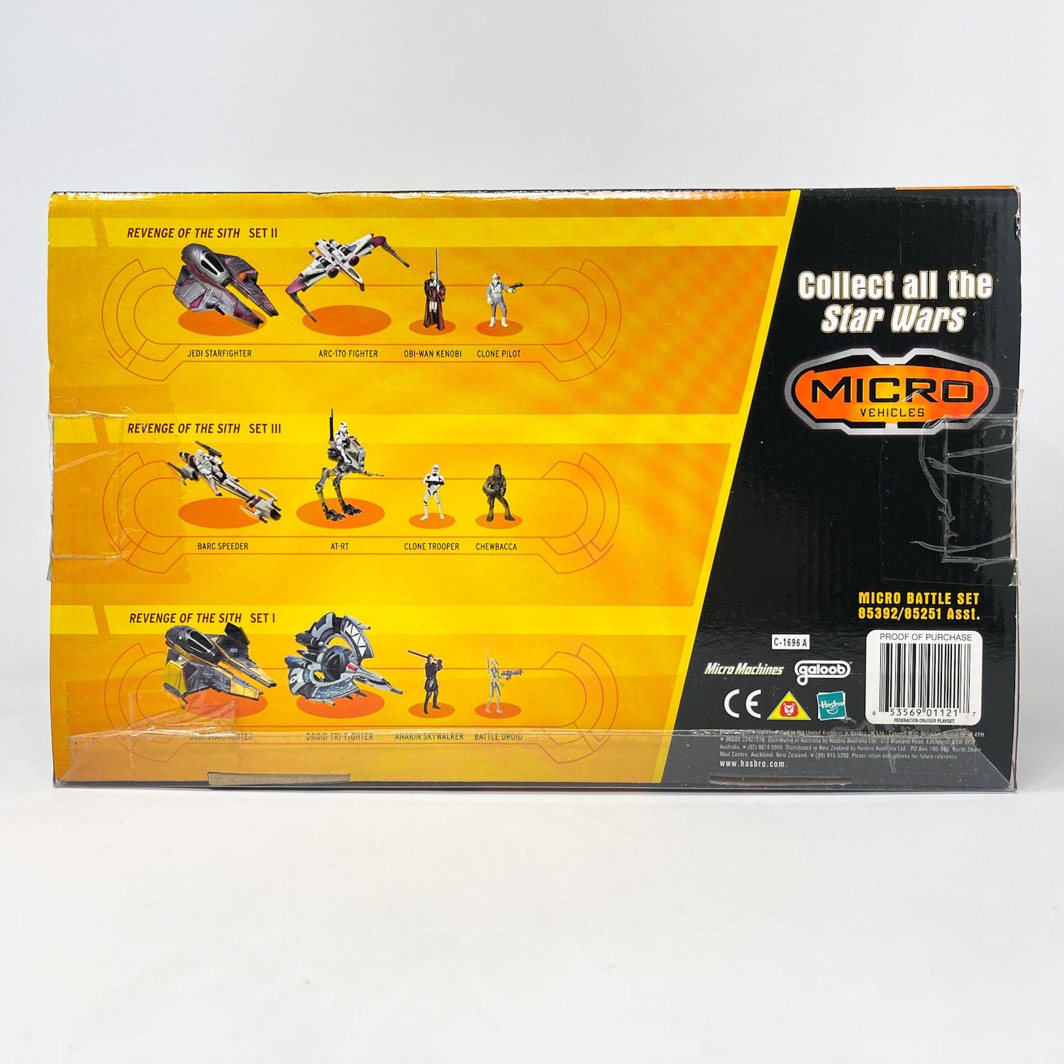 Vintage Galoob Star Wars Modern Ships Sith Attack Battle Set MISB - Action Fleet Micro Machines ROTS