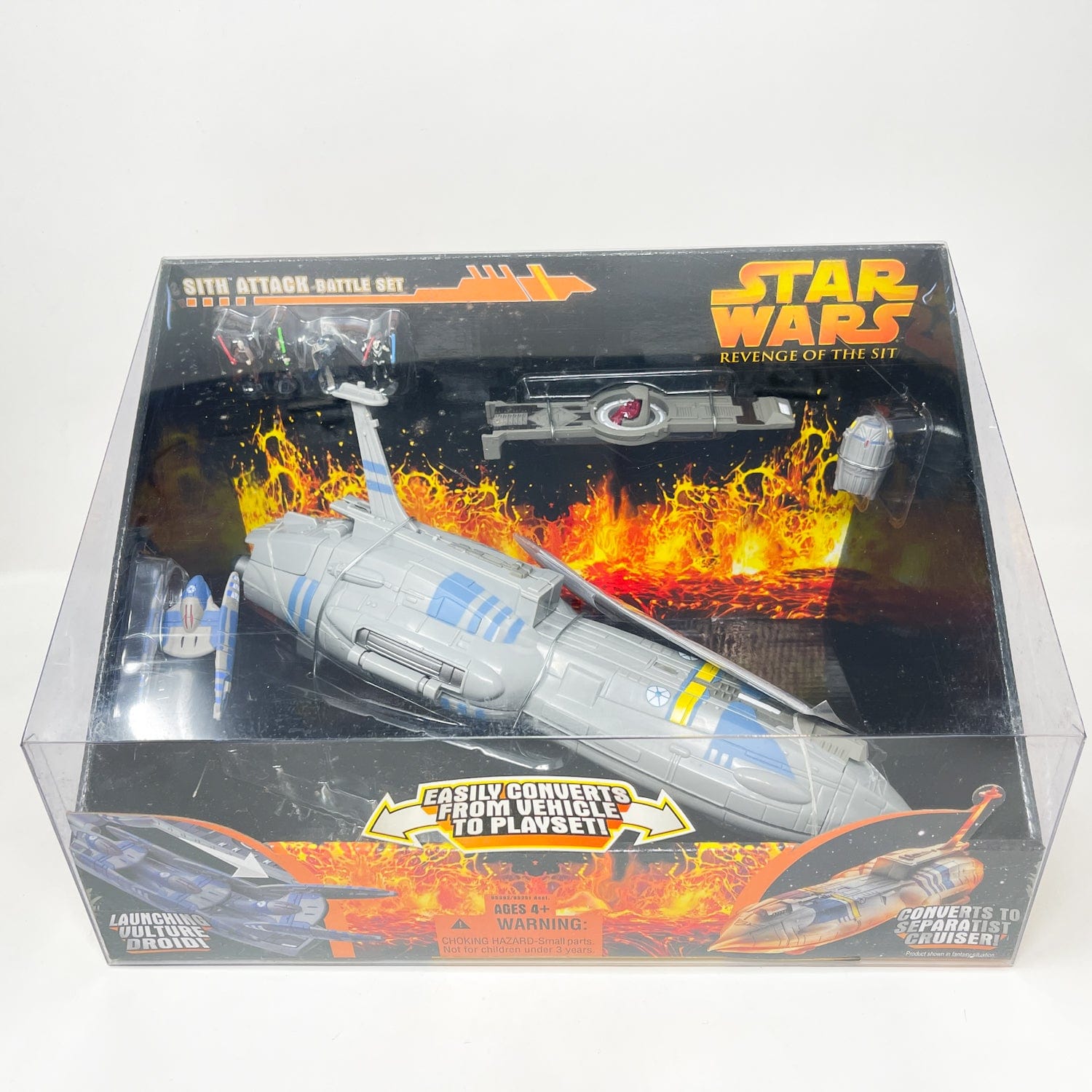 Vintage Galoob Star Wars Modern Ships Sith Attack Battle Set MISB - Action Fleet Micro Machines ROTS