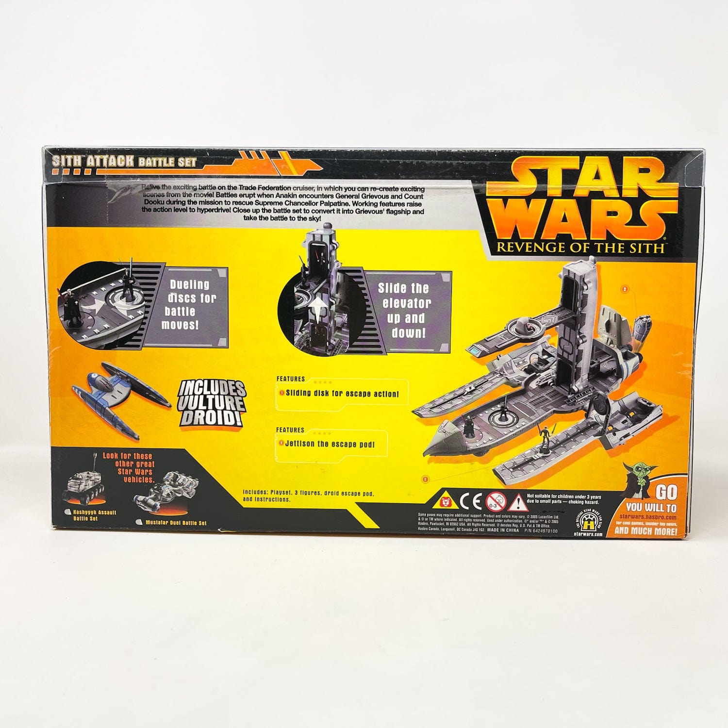 Vintage Galoob Star Wars Modern Ships Sith Attack Battle Set MISB - Action Fleet Micro Machines ROTS