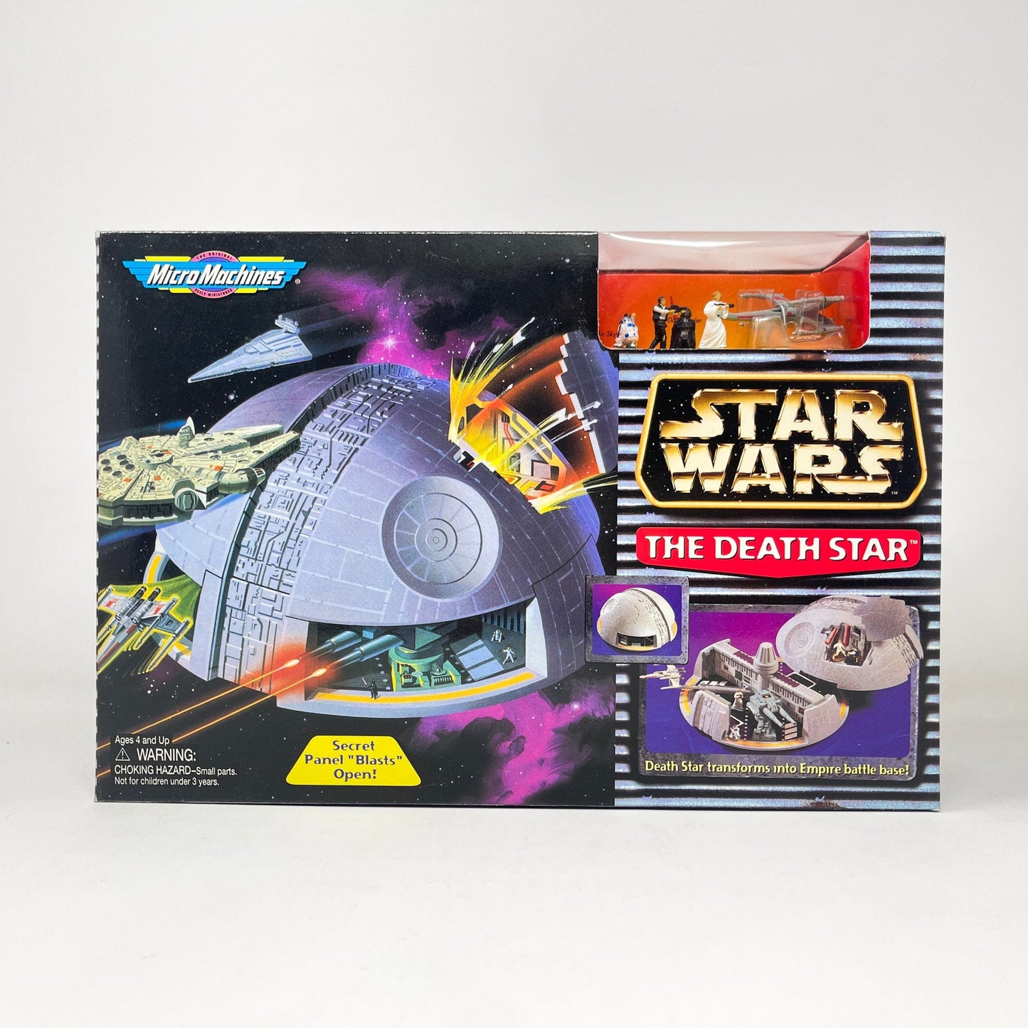 Vintage Galoob Star Wars Modern Ships The Death Star Playset (1996) MISB - Micro Machines Star Wars