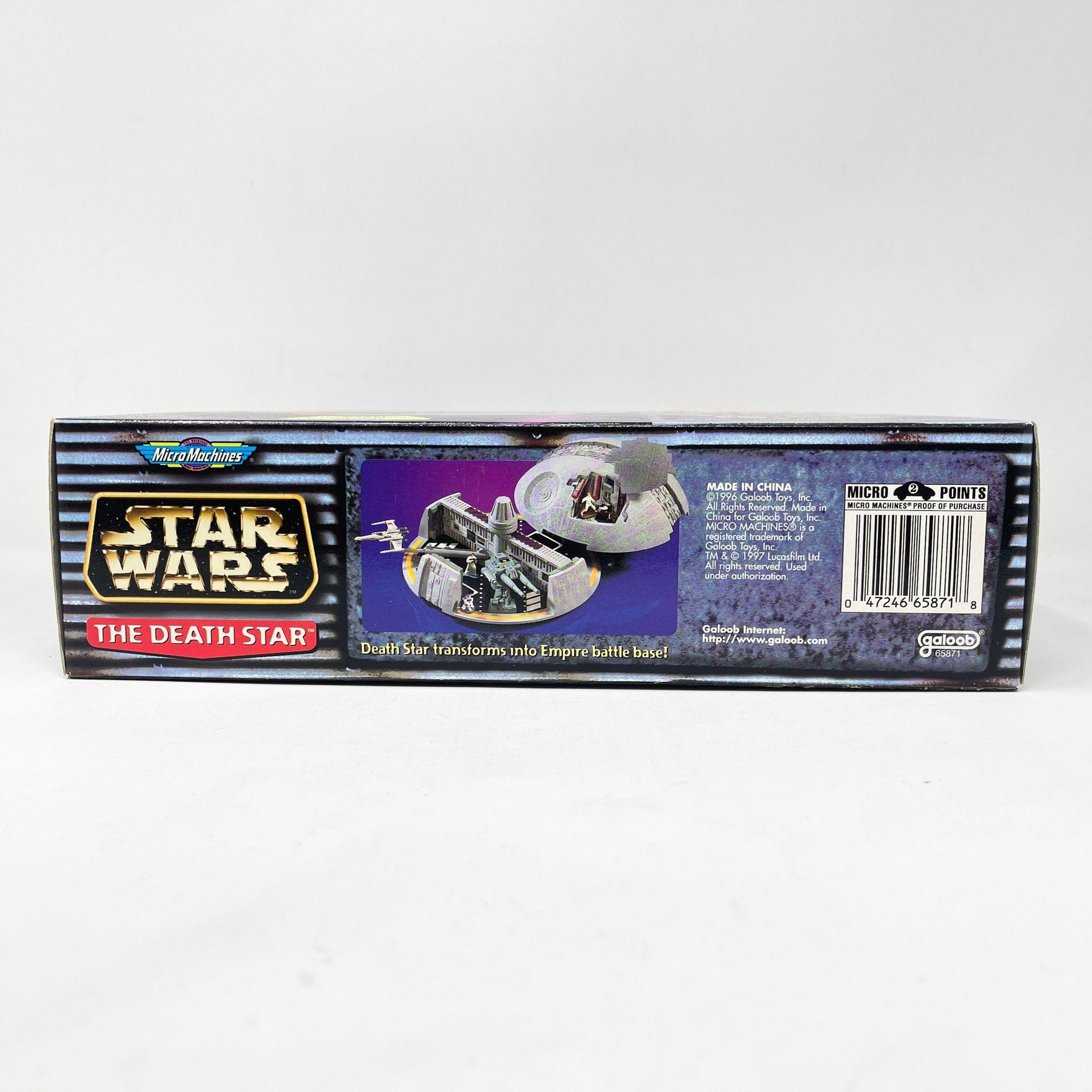 Vintage Galoob Star Wars Modern Ships The Death Star Playset (1996) MISB - Micro Machines Star Wars