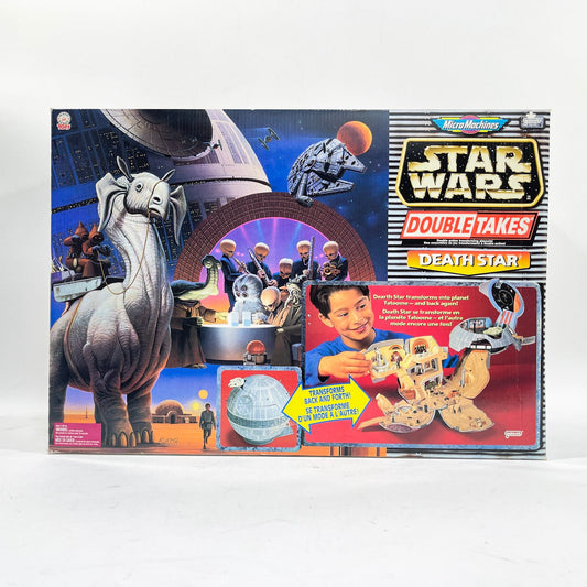 Vintage Galoob Star Wars Modern Ships Transforming Double Takes Death Star Playset (1997) MISB - Micro Machines Star Wars
