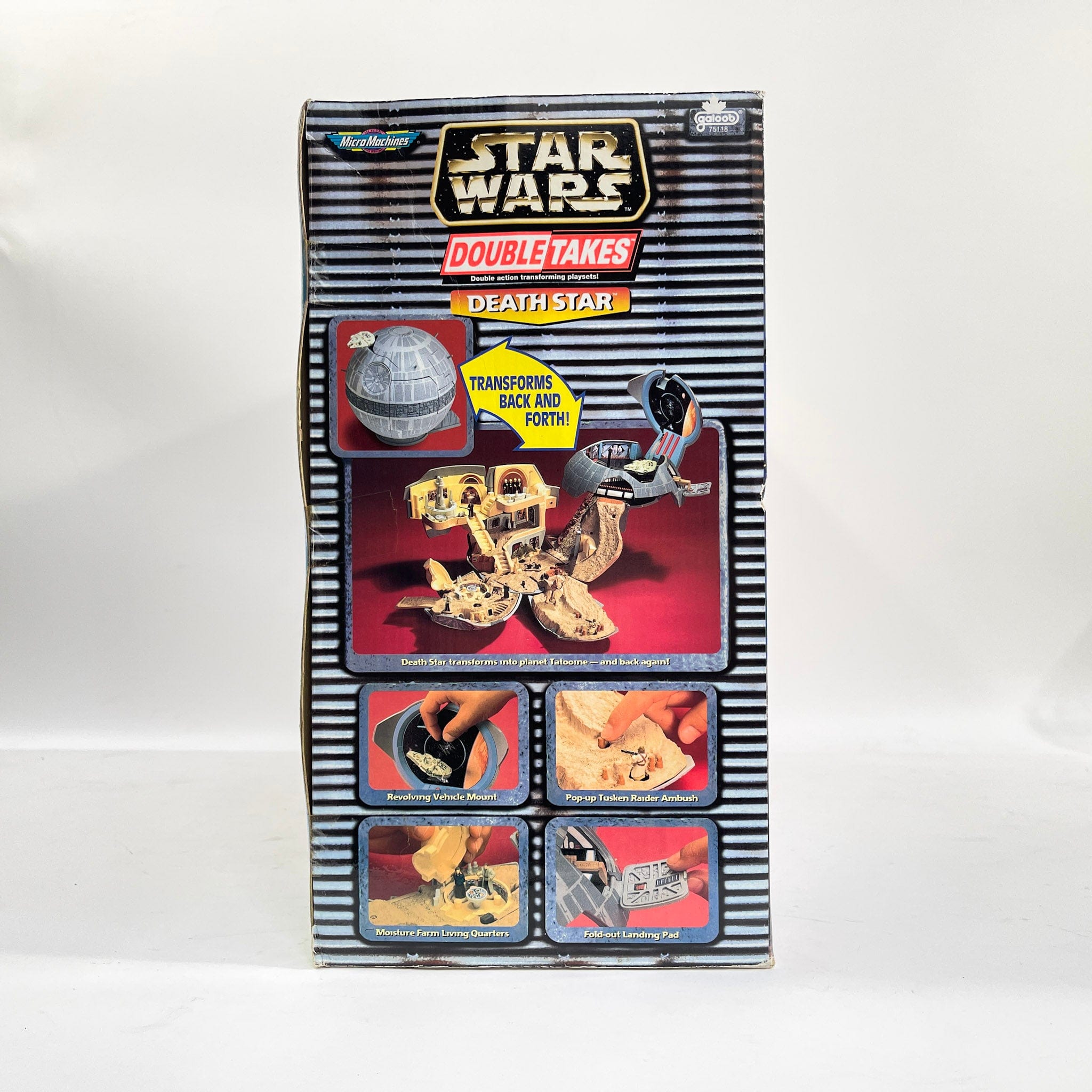 Transforming Double Takes Death Star Playset (1997) MISB - Micro