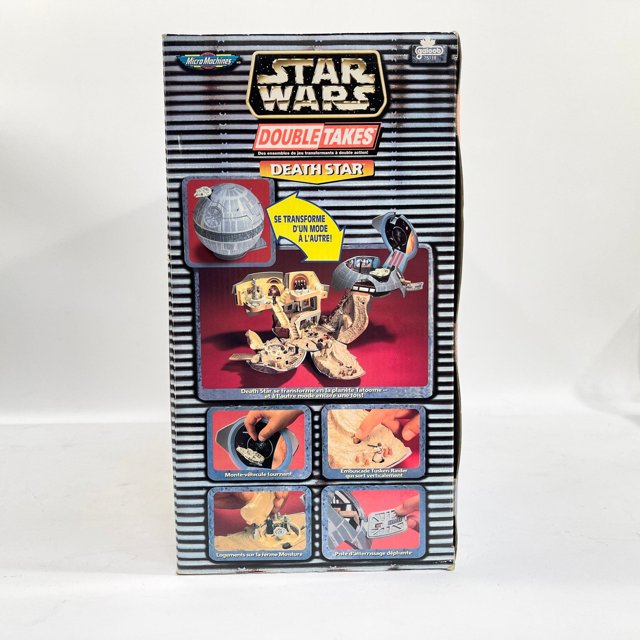 Transforming Double Takes Death Star Playset (1997) MISB - Micro