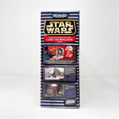 Vintage Galoob Star Wars Modern Ships Transforming Playset - Luke Skywalker / Hoth (1996) MISB - Micro Machines Star Wars