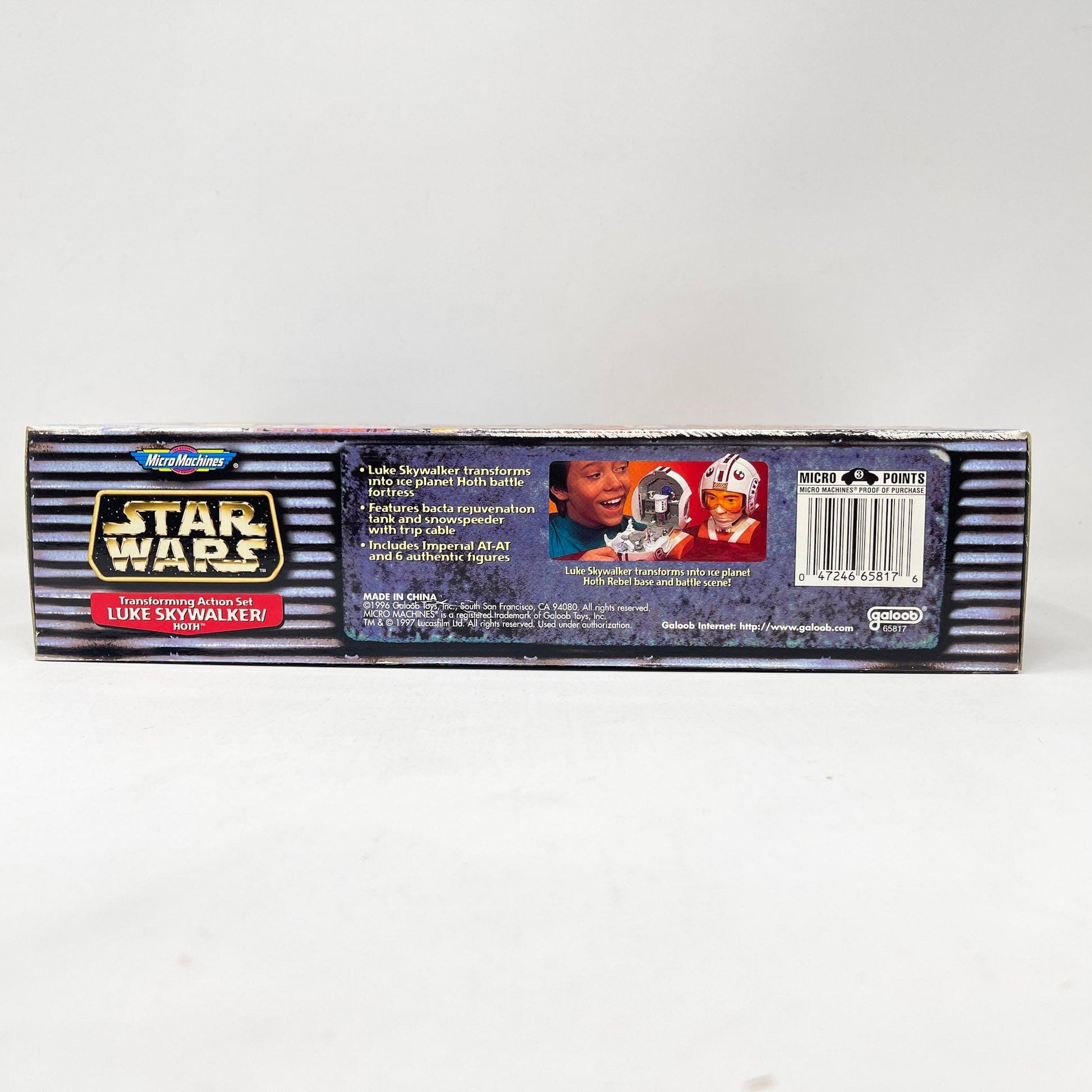 Vintage Galoob Star Wars Modern Ships Transforming Playset - Luke Skywalker / Hoth (1996) MISB - Micro Machines Star Wars