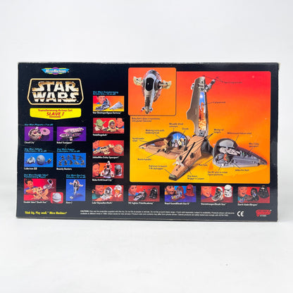 Vintage Galoob Star Wars Modern Ships Transforming Playset - Slave I / Tatooine - Micro Machines Star Wars