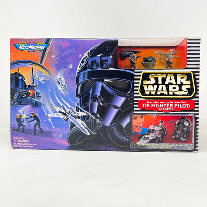 Vintage Galoob Star Wars Modern Ships Transforming Playset - TIE Fighter Pilot / Academy (1996) - Micro Machines Star Wars
