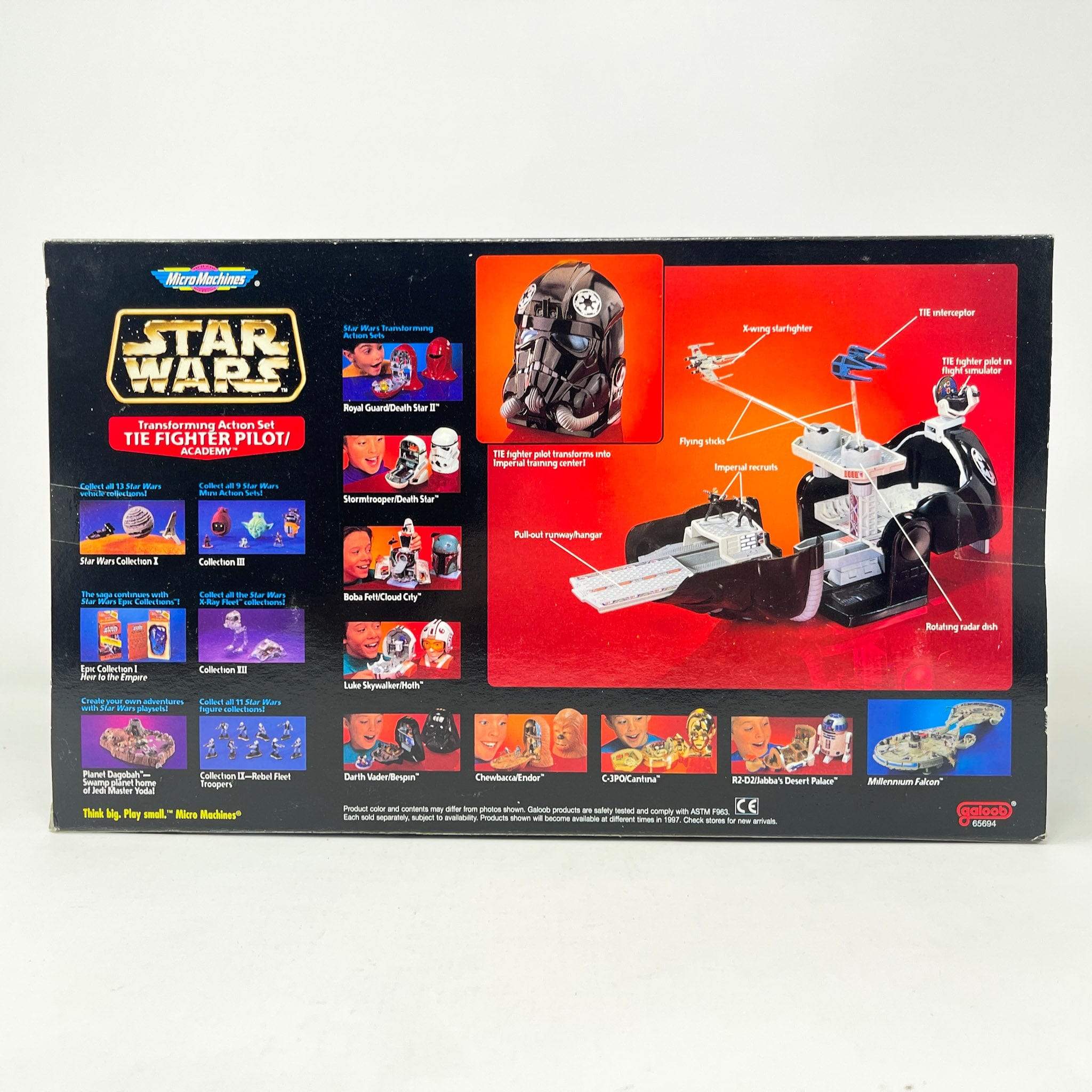 Transforming Playset - TIE Fighter Pilot / Academy (1996) - Micro