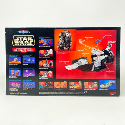 Vintage Galoob Star Wars Modern Ships Transforming Playset - TIE Fighter Pilot / Academy (1996) - Micro Machines Star Wars