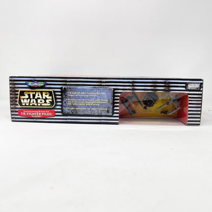 Vintage Galoob Star Wars Modern Ships Transforming Playset - TIE Fighter Pilot / Academy (1996) - Micro Machines Star Wars