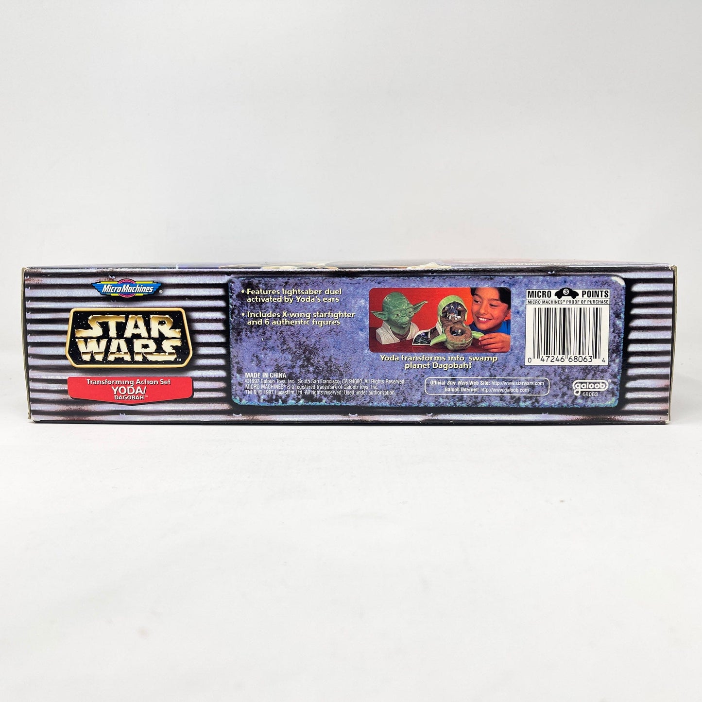 Vintage Galoob Star Wars Modern Ships Transforming Playset - Yoda / Dagobah - Micro Machines Star Wars