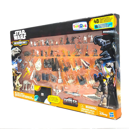 Vintage Galoob Star Wars Modern Ships Ultimate Saga Battles MIB - Epic Battles 48 piece Boxed Set TRU Exclusive Micro Machines Star Wars