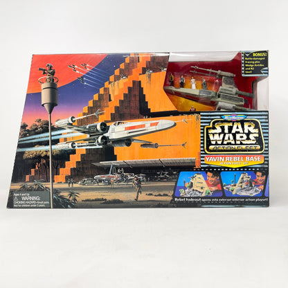 Vintage Galoob Star Wars Modern Ships Yavin Rebel Base Action Fleet Playset (1997) MISB - Micro Machines Star Wars
