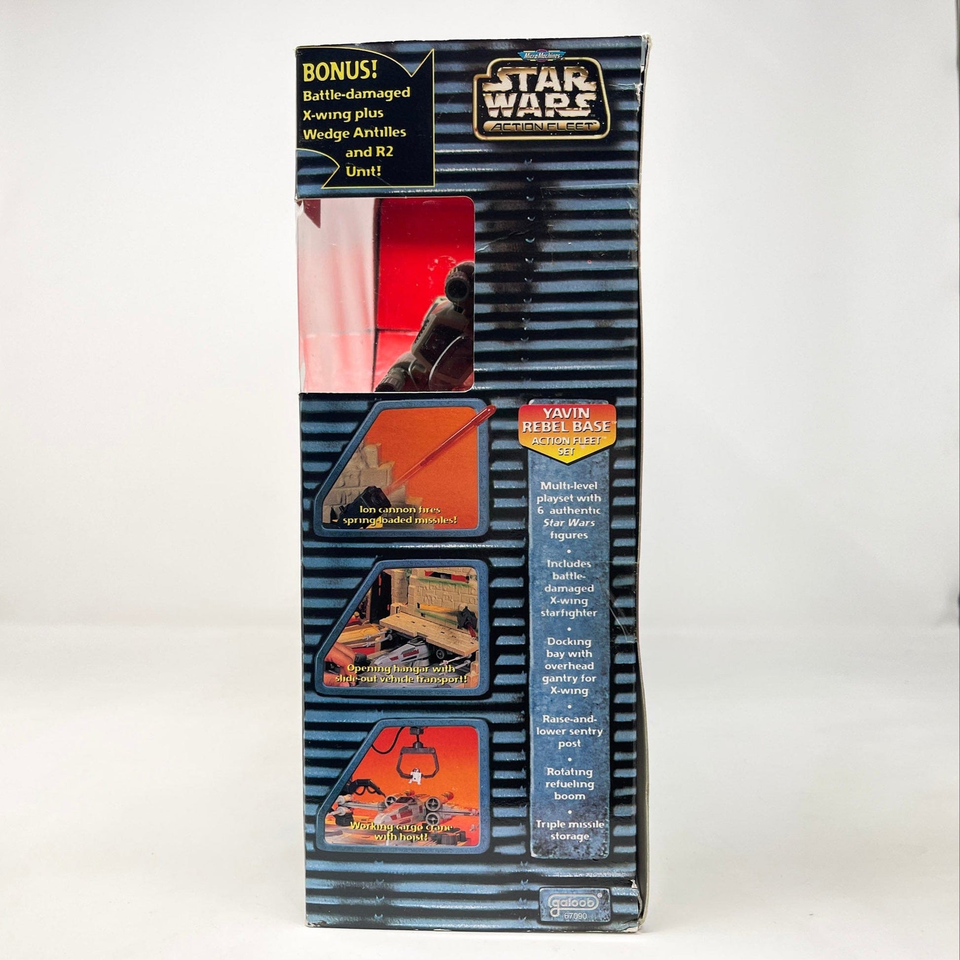 Vintage Galoob Star Wars Modern Ships Yavin Rebel Base Action Fleet Playset (1997) MISB - Micro Machines Star Wars