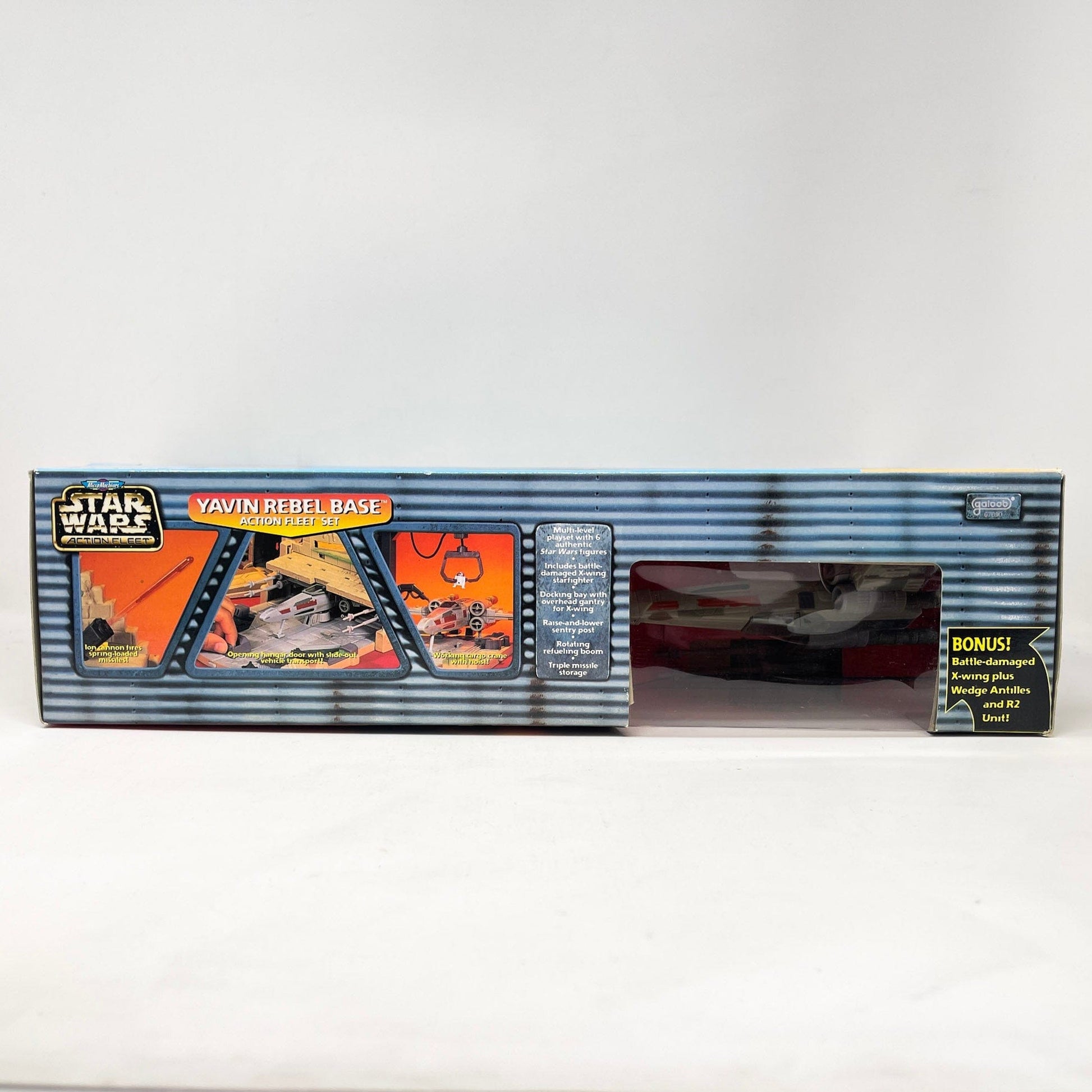 Vintage Galoob Star Wars Modern Ships Yavin Rebel Base Action Fleet Playset (1997) MISB - Micro Machines Star Wars