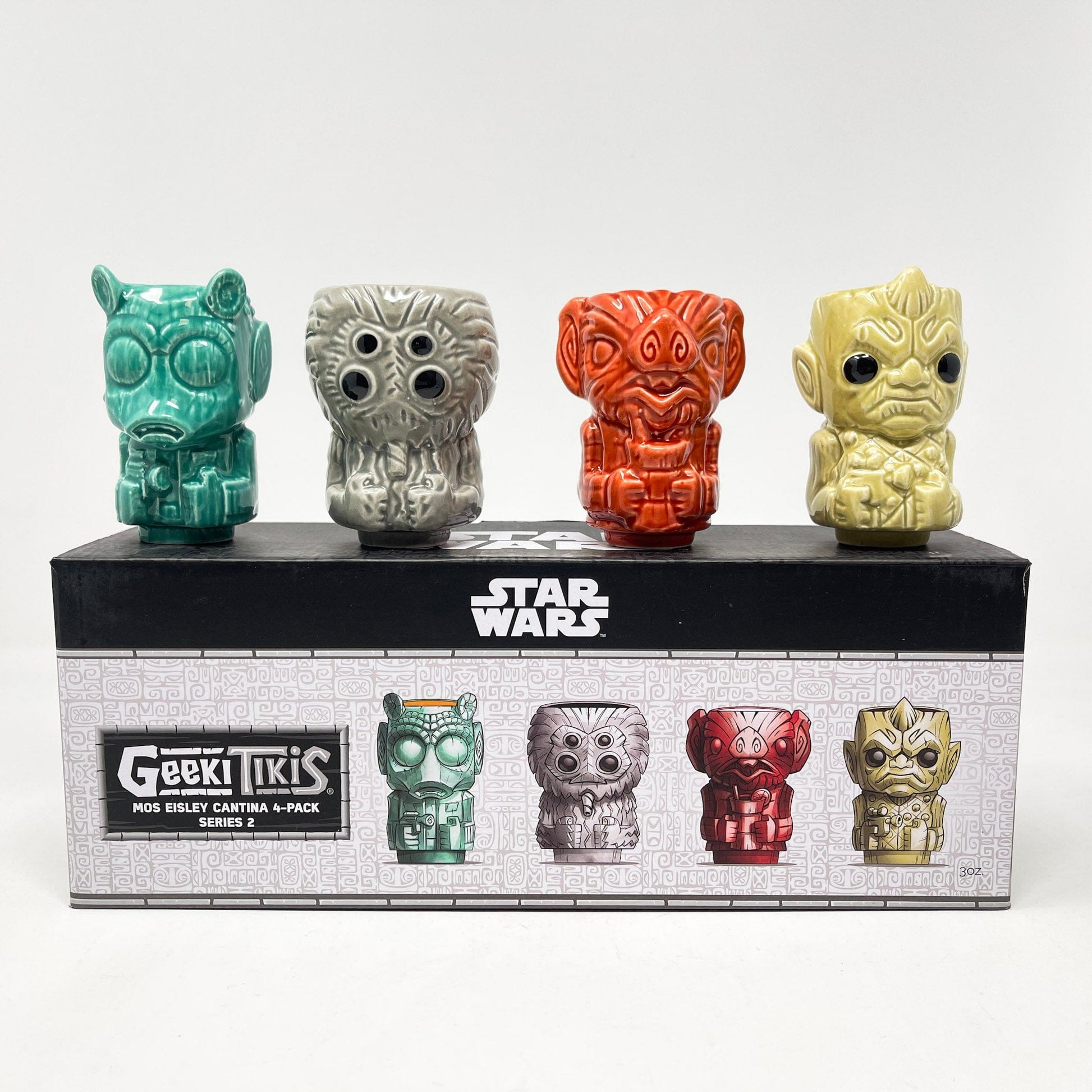 Vintage GeekTikis Star Wars Modern Other Geek Tikis - Minimuglets 4-Pack: Mos Eisley Cantina Creature 4-Pack (Series 2)