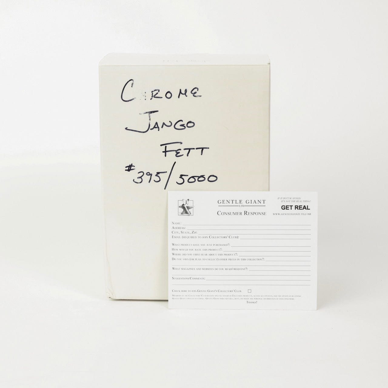 Vintage Gentle Giant Star Wars Jango Fett Chrome Bust - Gentle Giant
