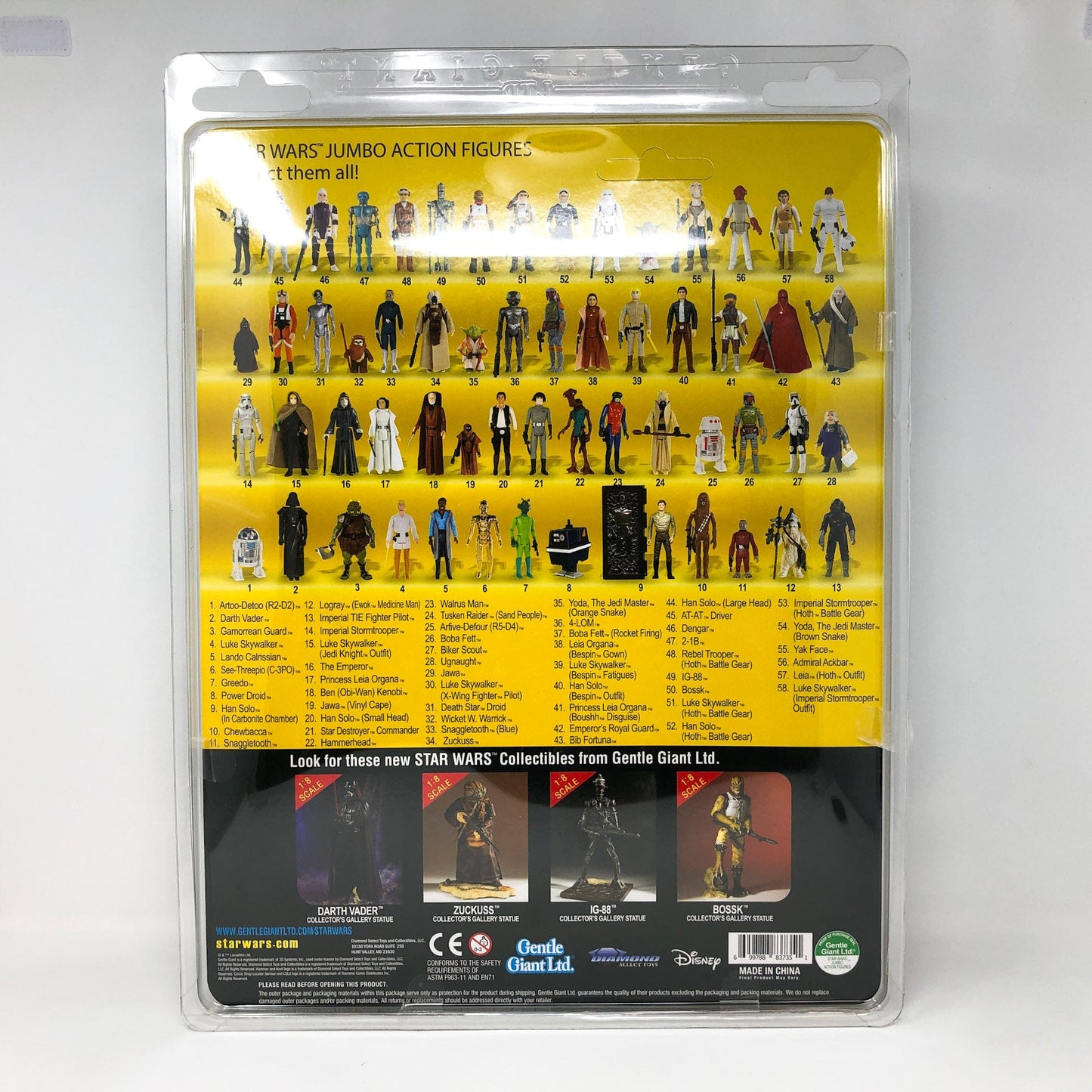 Vintage Gentle Giant Star Wars Leia Organa (Bespin Gown) - MIB - Gentle Giant Jumbo Kenner Figure