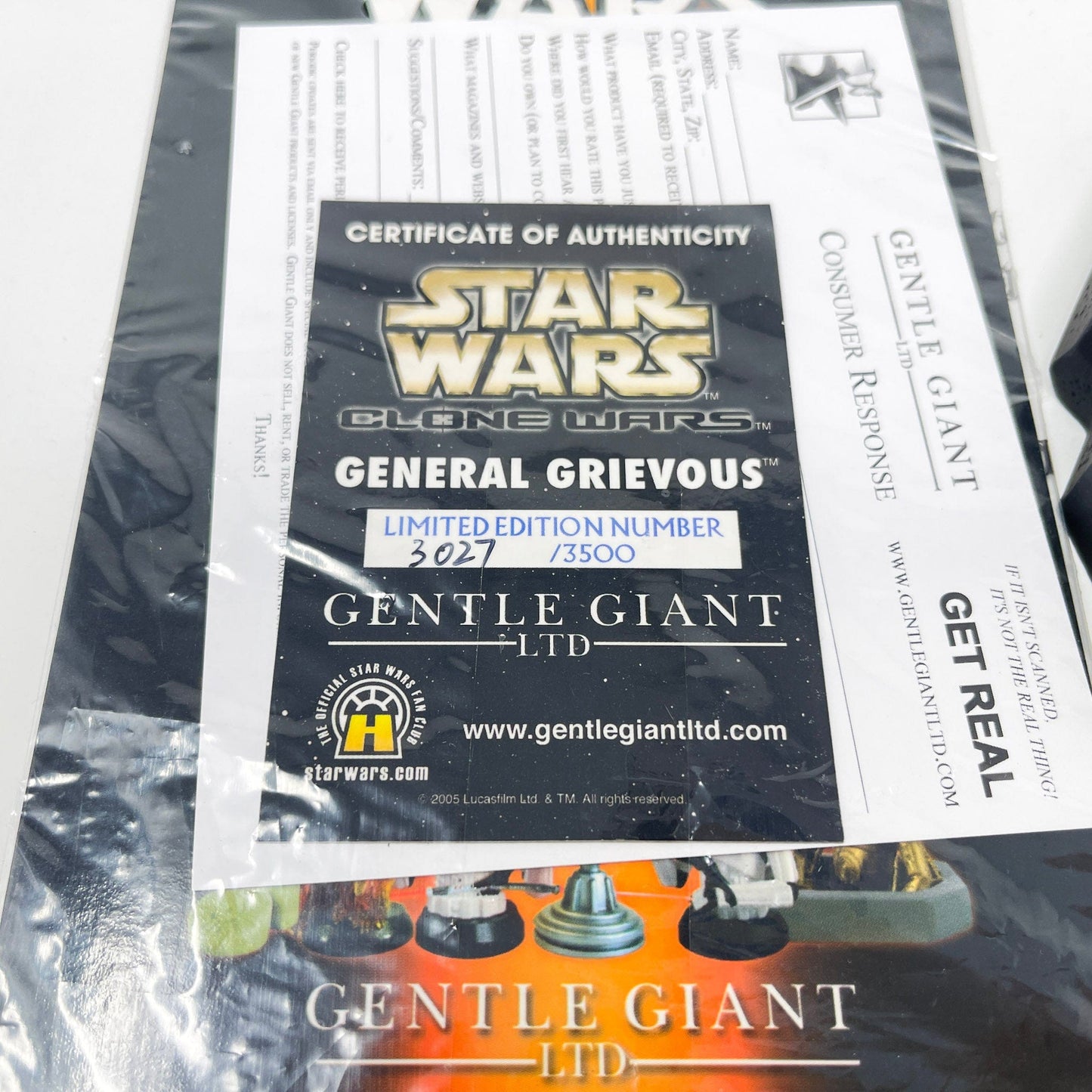 Vintage Gentle Giant Star Wars Statues & Busts General Grievous - CLONE WARS Limited Edition Maquette (2005) - Gentle Giant Ltd. Star Wars Statue