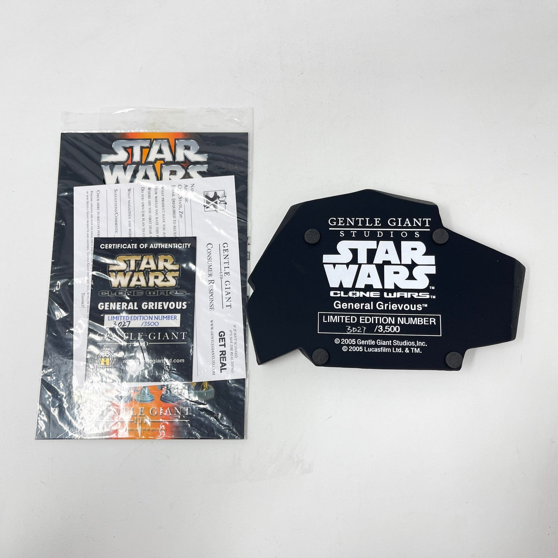 Vintage Gentle Giant Star Wars Statues & Busts General Grievous - CLONE WARS Limited Edition Maquette (2005) - Gentle Giant Ltd. Star Wars Statue