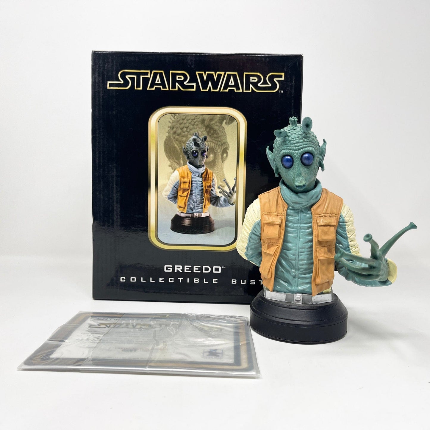 Vintage Gentle Giant Star Wars Statues & Busts Greedo Collectible Mini Bust - Gentle Giant