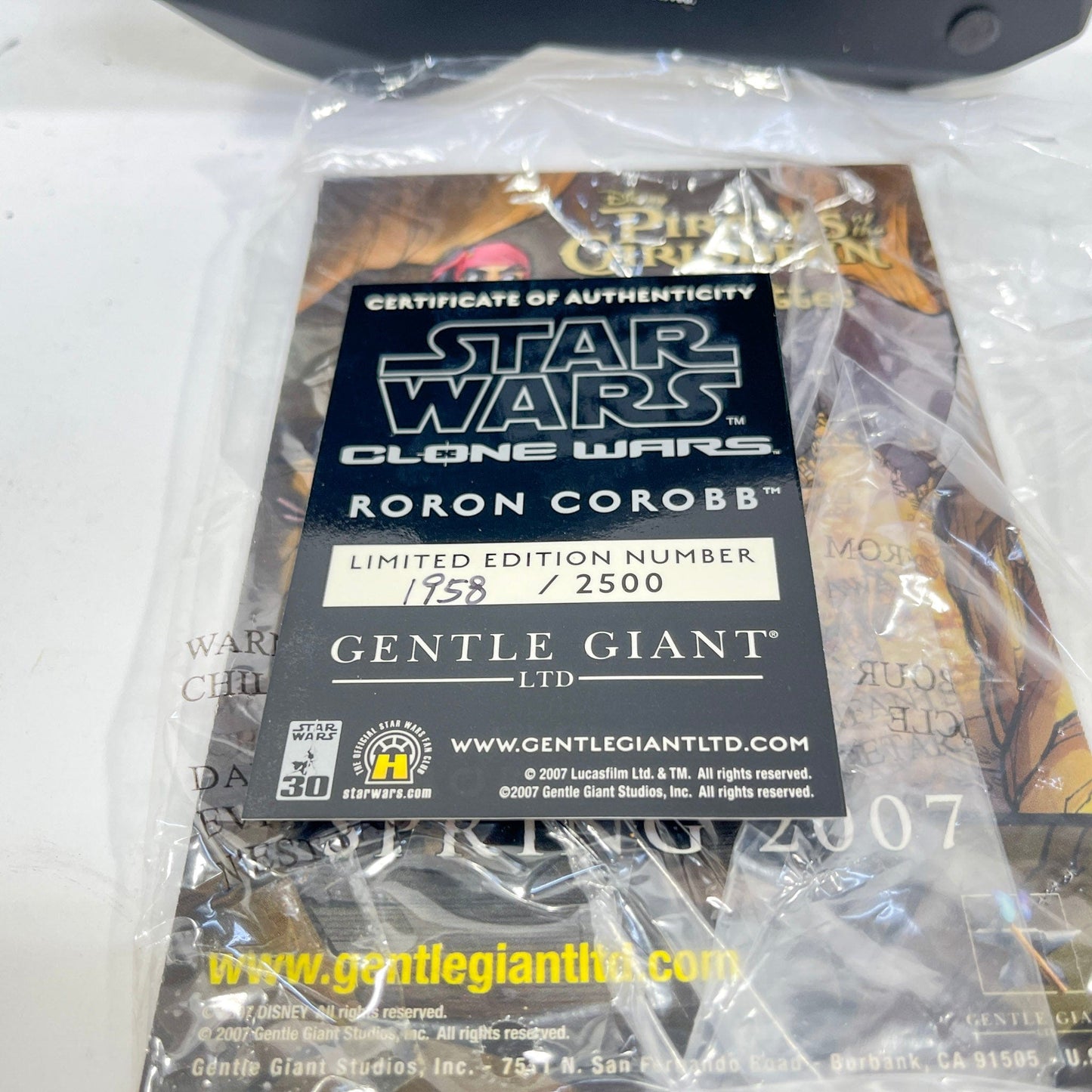 Vintage Gentle Giant Star Wars Statues & Busts Jedi Roron Corobb - CLONE WARS Limited Edition Maquette (2007) - Gentle Giant Ltd. Star Wars Statue