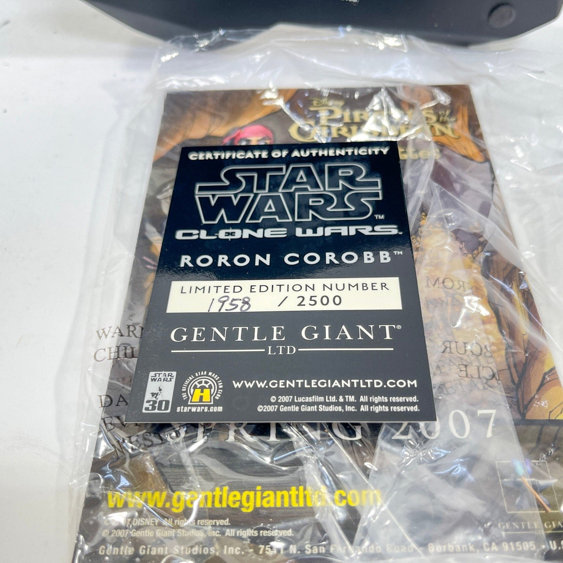 Vintage Gentle Giant Star Wars Statues & Busts Jedi Roron Corobb - CLONE WARS Limited Edition Maquette (2007) - Gentle Giant Ltd. Star Wars Statue