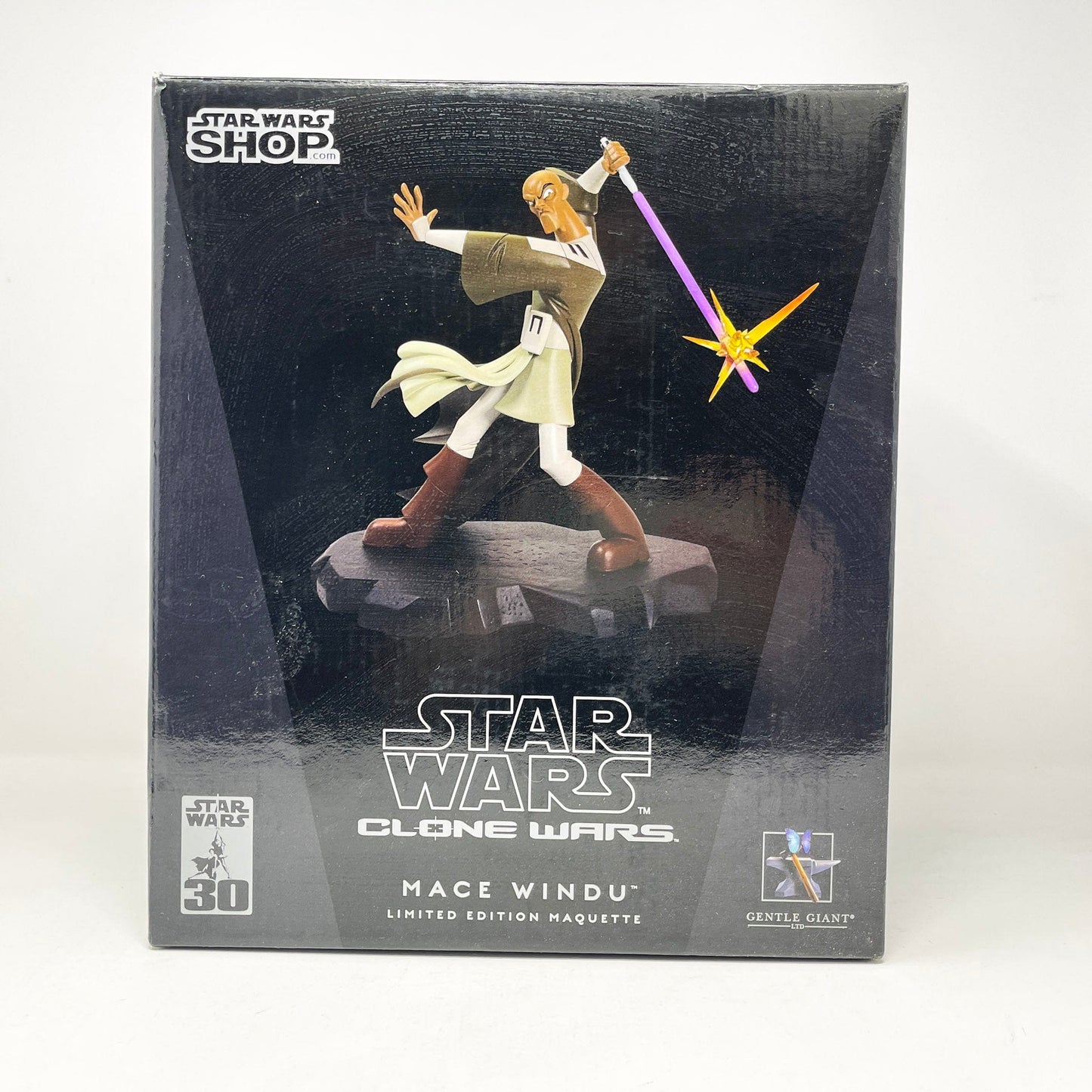 Vintage Gentle Giant Star Wars Statues & Busts Mace Windu - CLONE WARS Limited Edition Maquette (2007) - Gentle Giant Ltd. Star Wars Statue