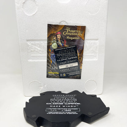 Vintage Gentle Giant Star Wars Statues & Busts Mace Windu - CLONE WARS Limited Edition Maquette (2007) - Gentle Giant Ltd. Star Wars Statue