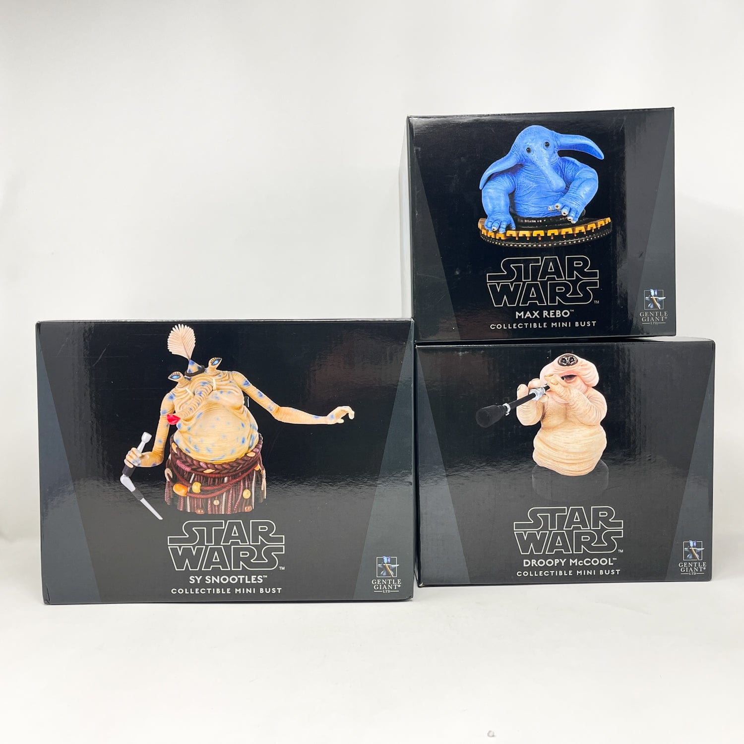 Star Wars Gentle Giant Max Rebo Band Mini Bust Set 2013 – Complete