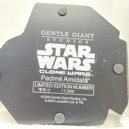 Vintage Gentle Giant Star Wars Statues & Busts Padme Amidala - CLONE WARS Limited Edition Maquette (2004) - Gentle Giant Ltd. Star Wars Statue