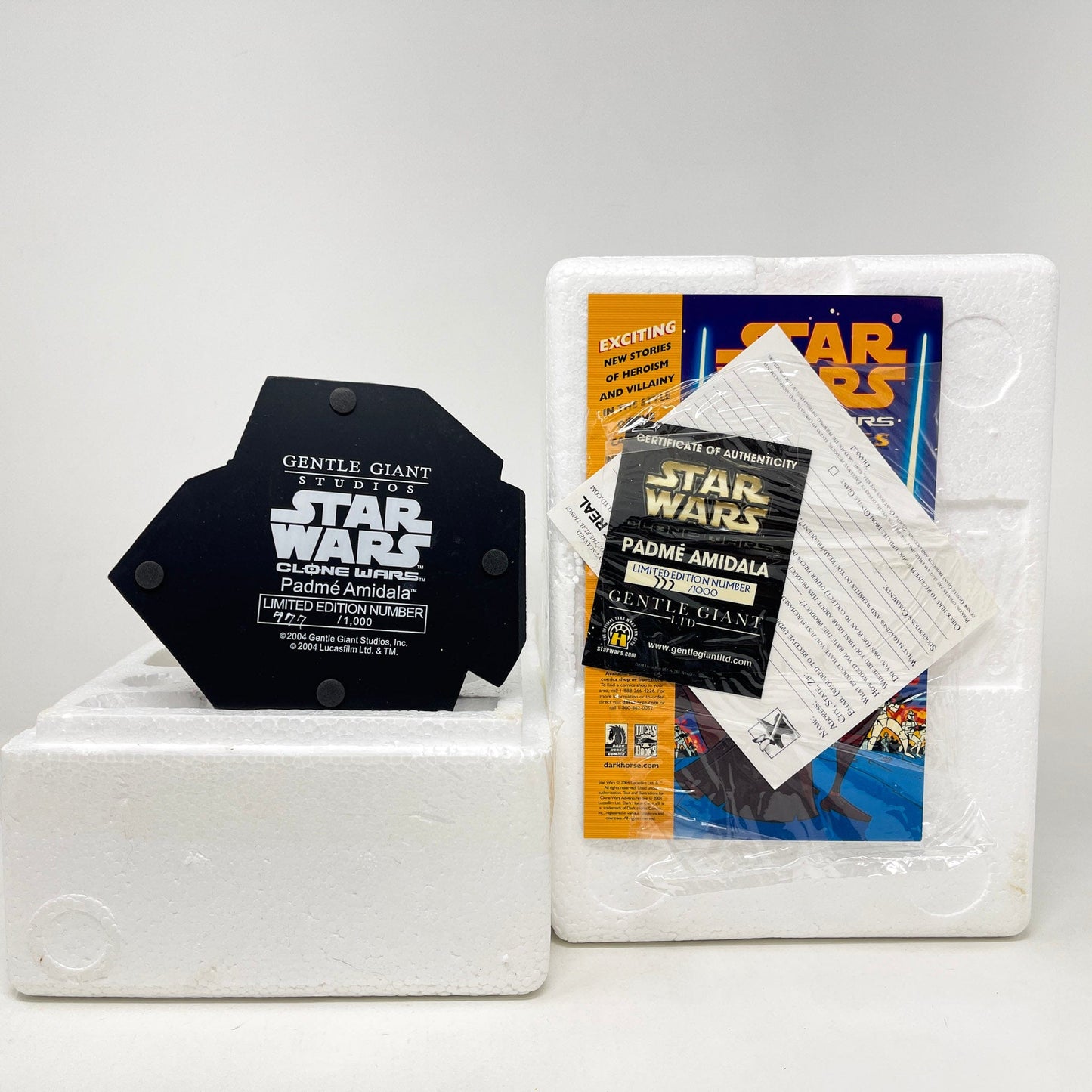 Vintage Gentle Giant Star Wars Statues & Busts Padme Amidala - CLONE WARS Limited Edition Maquette (2004) - Gentle Giant Ltd. Star Wars Statue
