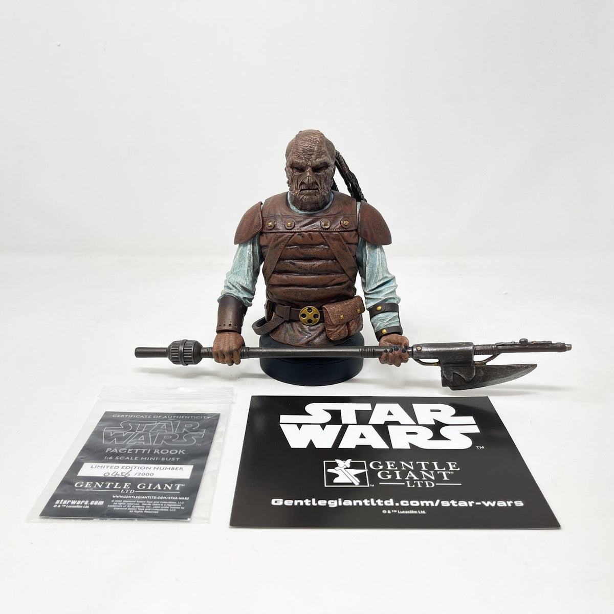 Pegatti Rook Gentle Giant Pagetti Rook Weequay Mini-Bust 2022 – Star Wars Return of ...