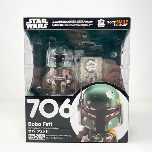 Vintage Goodsmile Company Star Wars Modern Other Boba Fett with Han in Carbonite - Nendoroid #706 - 4 Inch Super Articulated Star Wars Figure (Open Box - Complete)