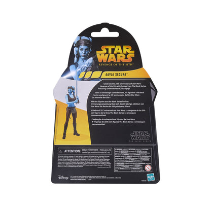 Vintage Hasbro Star Wars Black Series Sealed Figures Aayla Secura (Revenge of the Sith) 20th Anniversary - Black Series Hasbro