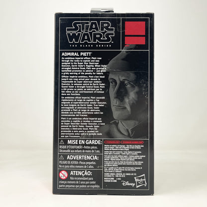 Vintage Hasbro Star Wars Black Series Sealed Figures Admiral Piett - Hasbro Black Series (2018)