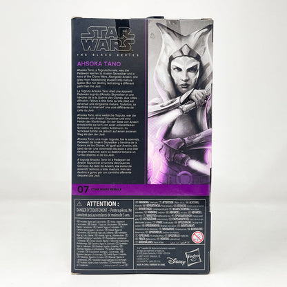 Vintage Hasbro Star Wars Black Series Sealed Figures Ahsoka Tano (Rebels) REB 07 (2020) - Black Series Hasbro Star Wars Action Figure