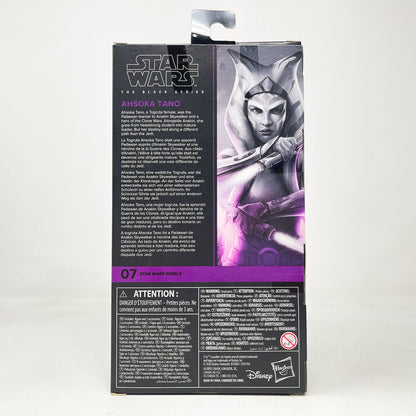 Vintage Hasbro Star Wars Black Series Sealed Figures Ahsoka Tano (Rebels) REB 07 - Hasbro Black Series (2020)