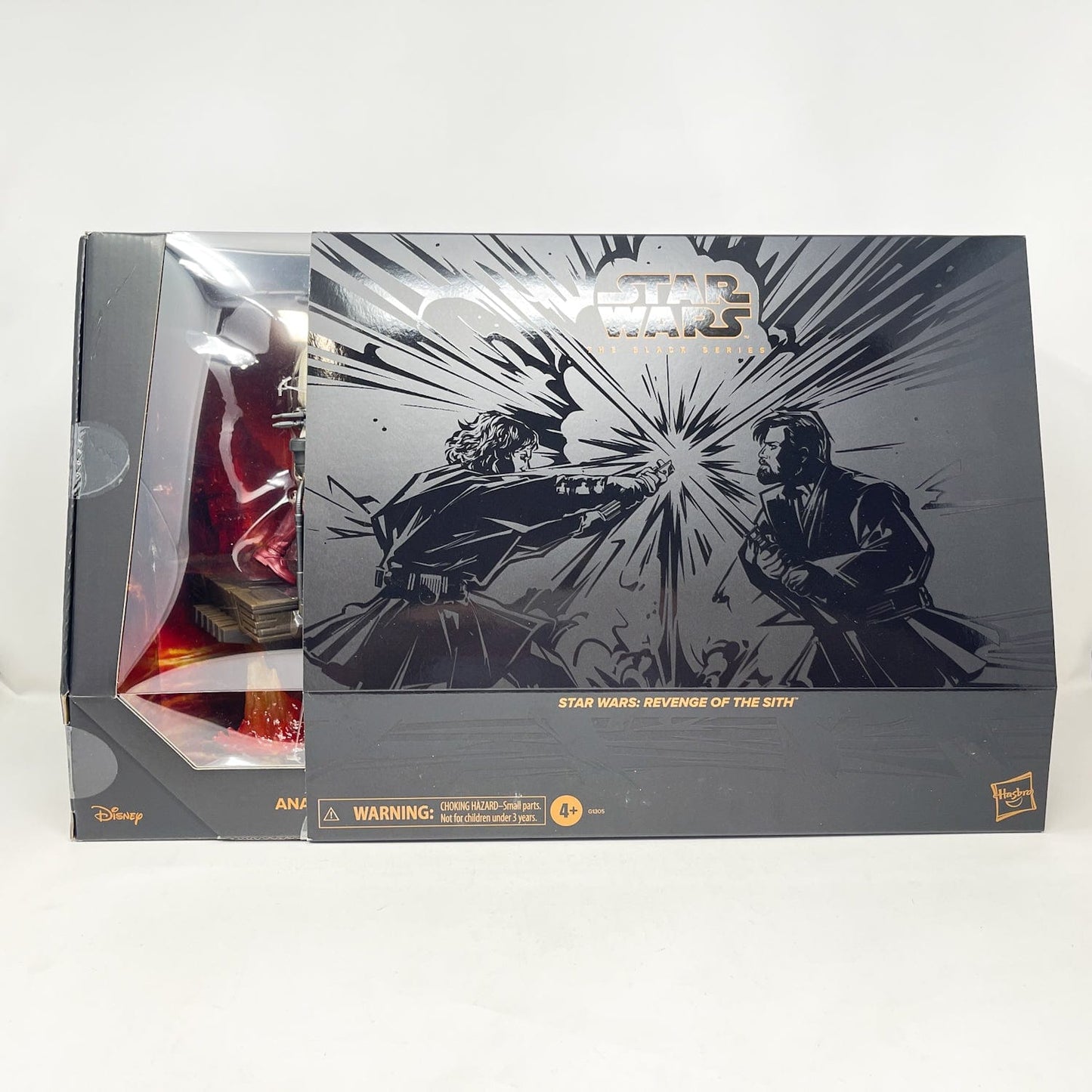Vintage Hasbro Star Wars Black Series Sealed Figures Anakin Skywalker & Obi-Wan Kenobi Mustafar Duel (SDCC) 2-Pack - Black Series Hasbro Star Wars