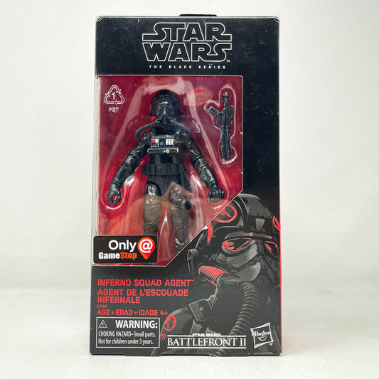 Vintage Hasbro Star Wars Black Series Sealed Figures Battlefront II Inferno Squadron Agent - Hasbro Black Series (2017)