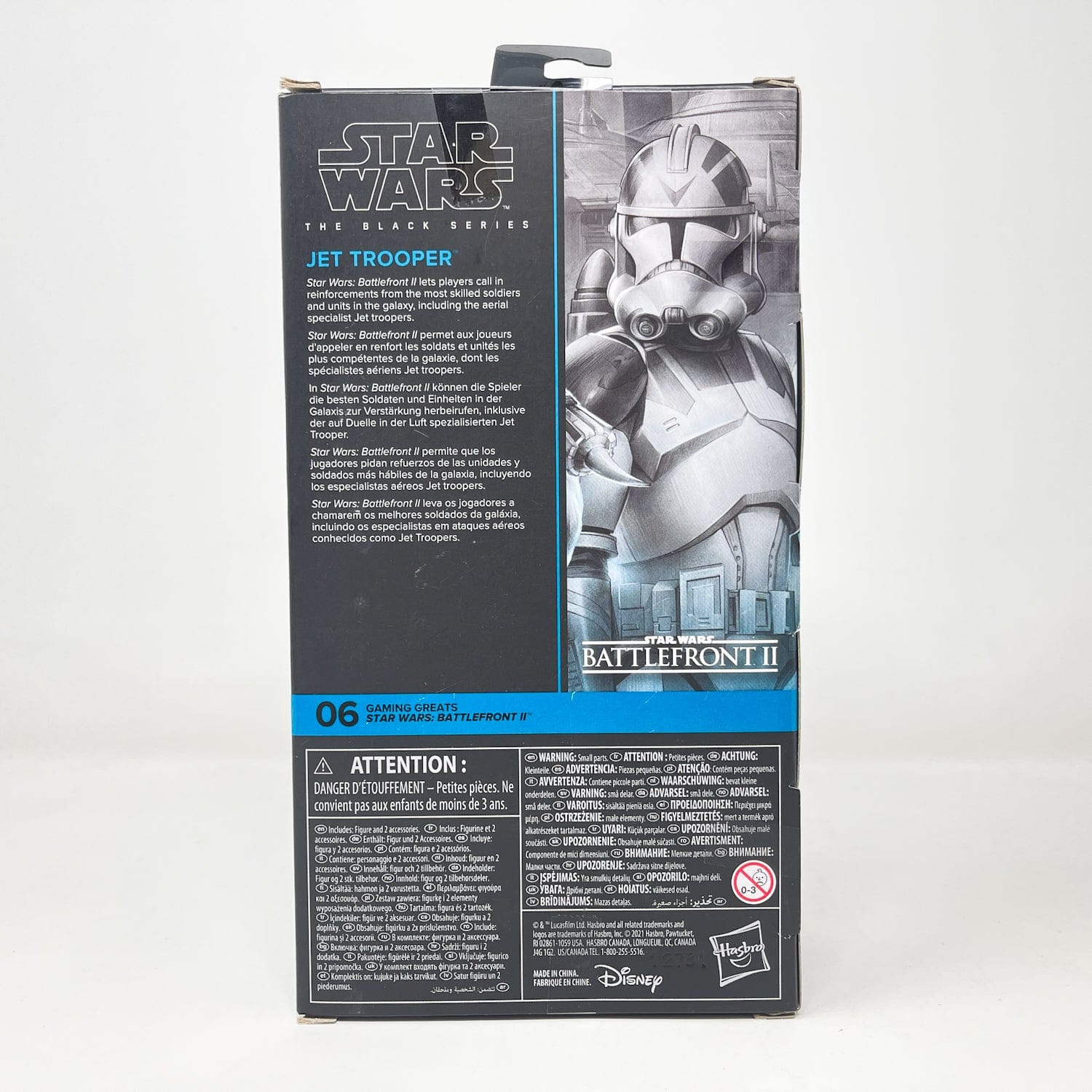 Vintage Hasbro Star Wars Black Series Sealed Figures Battlefront II Jet Trooper GG #06 - Black Series Hasbro