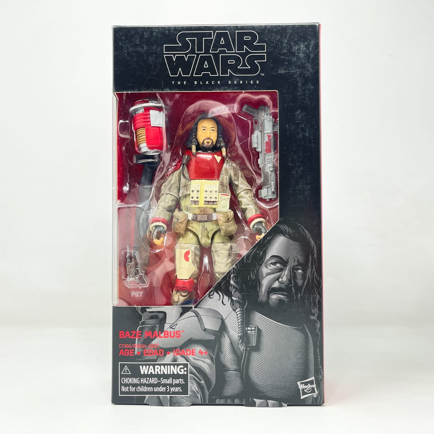Vintage Hasbro Star Wars Black Series Sealed Figures Baze Malbus (Rogue One) #37 - Hasbro Black Series (2016)
