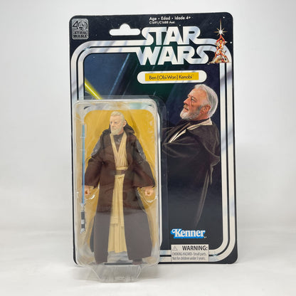 Vintage Hasbro Star Wars Black Series Sealed Figures Ben (Obi-Wan) Kenobi - 40th Anniversary - Hasbro Black Series (2017)