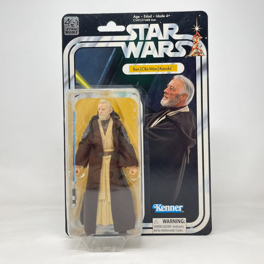 Vintage Hasbro Star Wars Black Series Sealed Figures Ben (Obi-Wan) Kenobi - 40th Anniversary - Hasbro Black Series (2017)