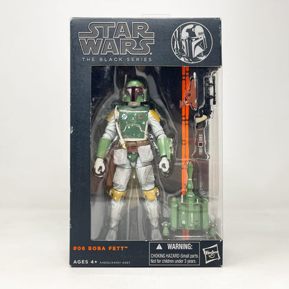 Vintage Hasbro Star Wars Black Series Sealed Figures Boba Fett #06 - Orange Line - Hasbro Black Series (2013)