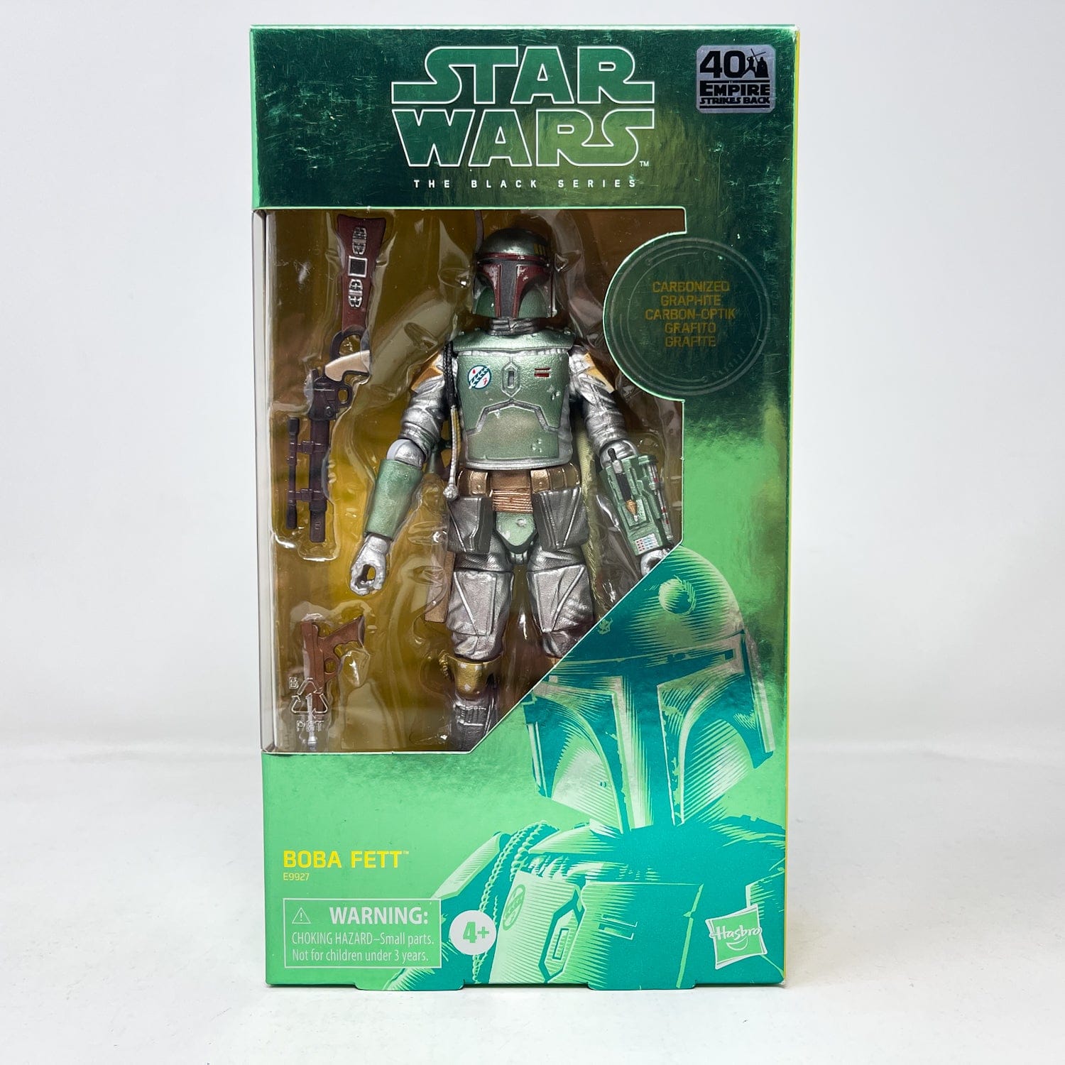 Vintage Hasbro Star Wars Black Series Sealed Figures Boba Fett (Carbonized) - Black Series Hasbro Star Wars Action Figure